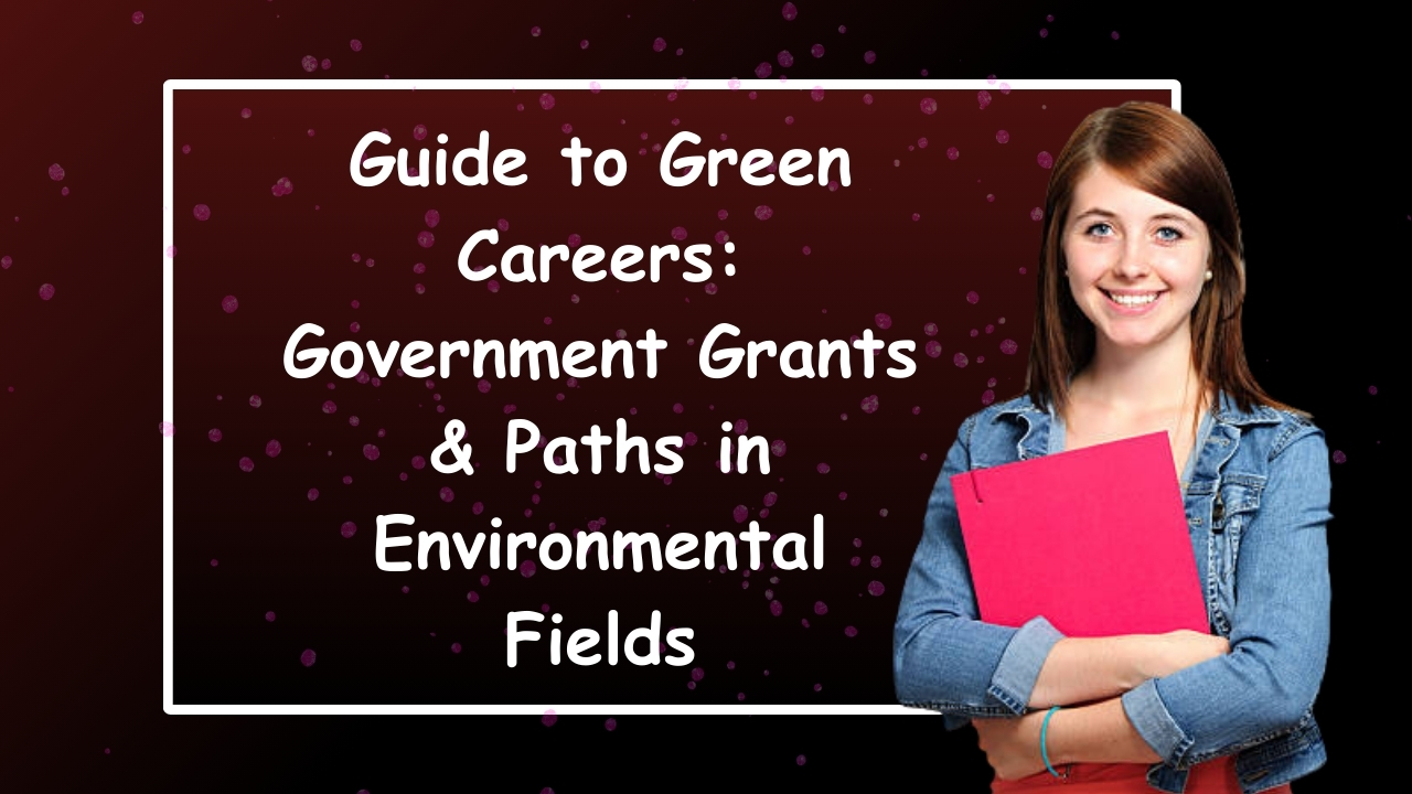 Guide to Green Careers: Government Grants & Paths in Environmental Fields